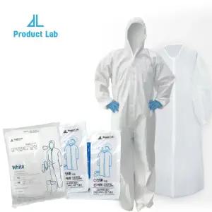 프로덕트랩 일회용 방진복 SF 작업복 방역복 분진복 보호복 원피스 안전 방역물품