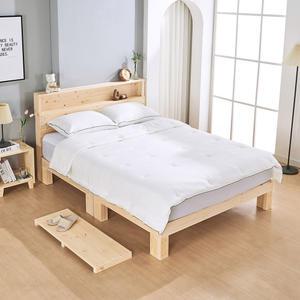 편백나무 호텔형 침대 분리평상형 원목 침대프레임