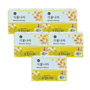식물나라 비누 캐모마일 모이스처 90g x4입 x5개(총20개)