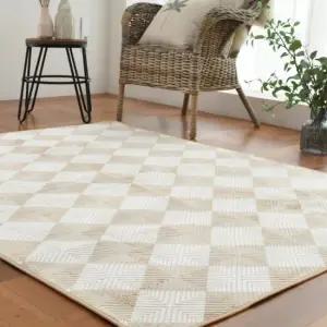 [르헤브] 미로 착번아웃 5mm 극세사 카페트 100x150