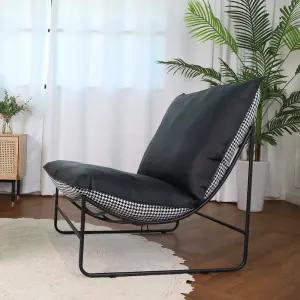 오차드 철제 프레임 패브릭 거실 침실 1인용 소파 카페 매장 쇼파