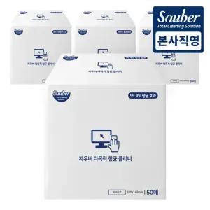자우버 다목적 항균 클리너 50매 4개