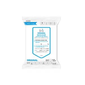 물따로 생분해 신생아건티슈 오리지날 휴대용 (12매/48팩)/ 초순수없음