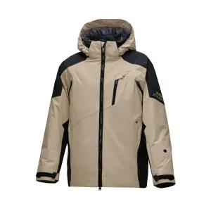 하이포라 티타늄 코팅 스키복 보드복 방풍 방수 집업 패딩 점퍼 자켓 베이지 FZ832-3
