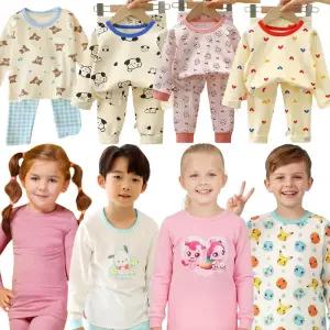 유아 아동 실내복 아기 겨울 내복 보온 내의 키즈 어린이 실내복