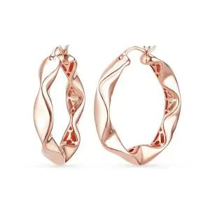 [도로시] 18k 래핑 할로우 링귀걸이_대