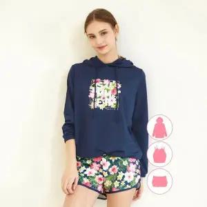 [베이직엘르] 여성인 루즈핏 후드 스파 래쉬가드 비치웨어 세트 BEL W201N_P338174462