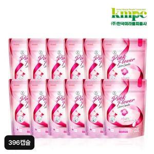 [NS홈쇼핑]탑스텝 핑크플라워 캡슐세제 396캡슐(33캡슐X12)[33008706]