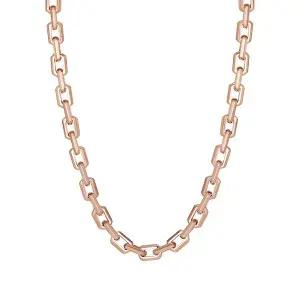 [도로시] 18k 시크 볼륨 클립체인 목걸이_소_40cm