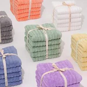 무형광 200g 웨이브 자카드 호텔수건 10장 수건 타올 타월 수건세트