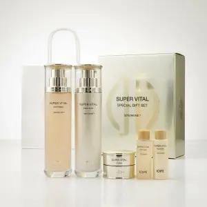 선물세트 아이오페 슈퍼바이탈 2종 (소프너150ml+에멀젼150ml) 기프트 세트 +선물용쇼핑백