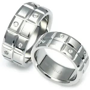 T-618 DIA CO 다이아몬드 티타늄 커플링 반지 이니셜무료 무료배송 맞춤제작 평생AS
