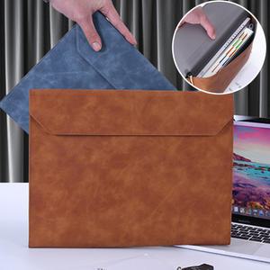 가죽 서류가방 파우치 A4 문서 보관함 계약서 파일 수납 홀더