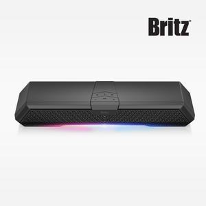 브리츠 BR-MicBAR 블루투스 게이밍 사운드바 스피커 RGB 컴퓨터 PC 스피커 2채널