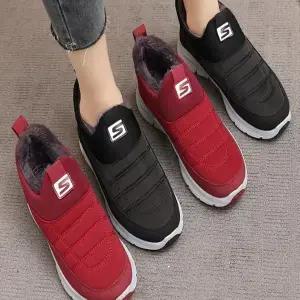 [오노마] ONM 여성 겨울 털신발 방한화 털슬립온 털운동화 털조깅화 (S12075811)