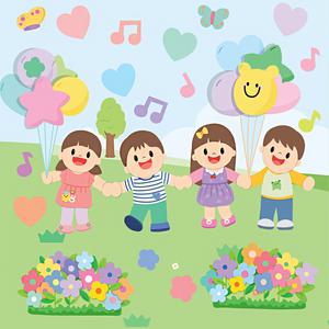 [완제품] 봄 신학기 어린이집 환경판 환경구성 유치원 산책길세트