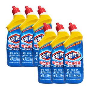 유한락스 락스와세제 다목적세정용 785g x6