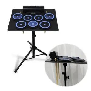 삼익악기 스탠드 포함 전자드럼패드 포터블 롤 드럼 블루투스