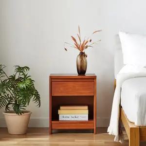 베네 원목 협탁 침대 옆 선반 미니 사이드테이블