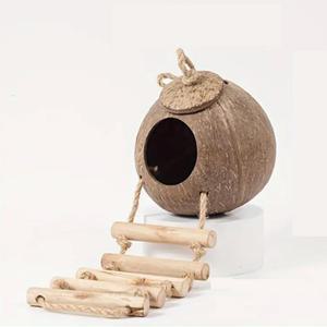 코코넛 둥근사다리 사다리 코코넛은신처 도마뱀 은신처 사육장 꾸미기 용품