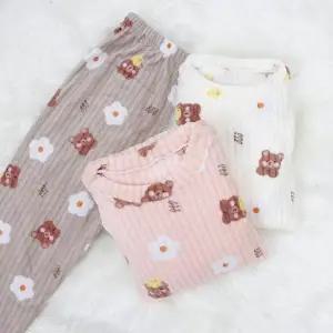 [오노마] ONM 기모 내복 홈웨어 겨울 캐릭터 잠옷 수면 세트 (S11871077)