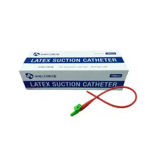 SD석션카테터 2홀 밸브 100개 라텍스 멸균 흡인용 에스디 카테타 12FR / 14FR / 16FR