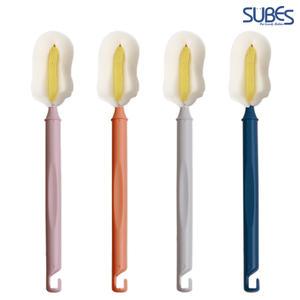 슈베스 더블폼 세척솔 4p 젖병솔 텀블러 병솔