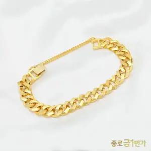 순금 팔찌 팔각 콤비 체인  11.25g