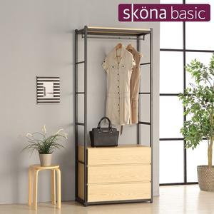 [스코나][스코나베이직]아티안 800 3단 서랍 시스템 옷장