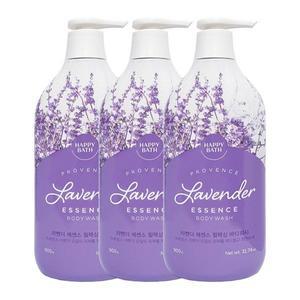 해피바스 라벤더 에센스 릴렉싱 바디워시 900g x3