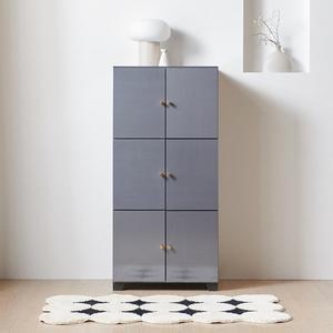 [우아미]레비 3단 사물함 수납장 600