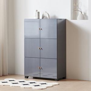 [우아미]레비 3단 사물함 수납장 800