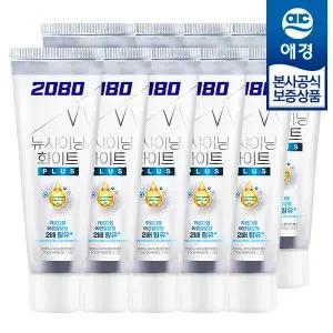 [애경] 2080 뉴샤이닝 화이트 플러스 치약 140g x10개