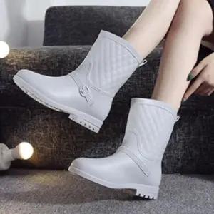 [셀러허브][라일리] Rly 여자 미들부츠 장마철 여성장화 레인부츠 레인17 (S10336485)