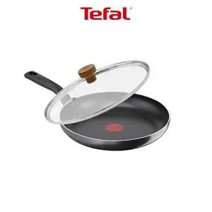 [테팔][정상가 59,800원] 테팔  티타늄 쿡이지 프라이팬 28cm+우드뚜껑28cm