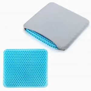 [르랑] 고급 벌집 쿨방석 그레이-여름 쿨링 실리콘 말랑 통풍 젤리 젤 아이스HCU01B01