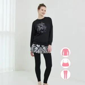 [하프클럽/베이직 엘르]베이직엘르 여성인 래쉬가드 워터레깅스 레이어드