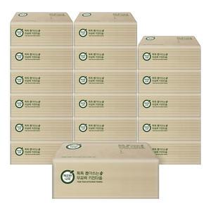 깨끗한나라 톡톡 뽑아쓰는 대나무 키친타월 100매 x 6입 x 3 천연펄프 무표백 무형광