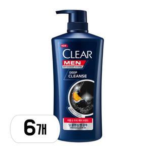 [유니레버] 클리어 맨 딥클린 샴푸 650ml 6개