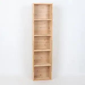 원목 다용도 슬림 책장 5단 300