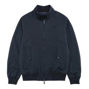 브룩스 브라더스 코튼 로고 헤링턴 자켓 블랙 BBOTMB0005UES 234036