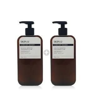 [스킨유] 이노센트 샤워젤 컴포트 우디 바디워시 500g 2개
