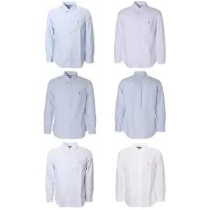 [올젠](하남점)코튼 옥스포드 베이직 캐주얼 솔리드 및 스트라이프 남방  WC1303F1