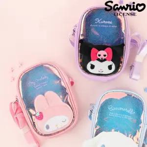크로스백 산리오 크림홀로그램핸드폰가방 여아보조가방 미니백
