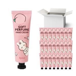 [에뿌] 소프트 퍼퓸 핸드크림 피치 브레스 1박스 50mlX100개입 /고보습 핸드크림