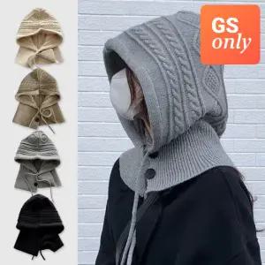 [GS 단독] 어나더뷰 앤디 버튼 울 바라클라바 후드 목도리 머플러 2299