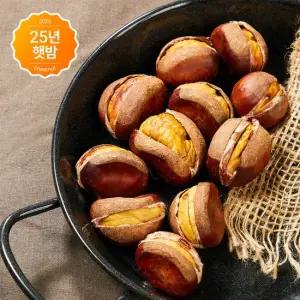 칼집을 넣어 껍질이 정말 잘 벗겨지는 25년 국내산 햇 포르단 칼집밤 특대사이즈) 2kg