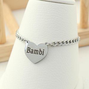 모모펫 강아지 목걸이 인식표 이름표 써지컬 러브하트 엘체인 블랙각인