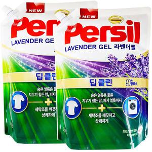 퍼실 딥클린 파워젤 라벤더 리필 2.1l x 2개