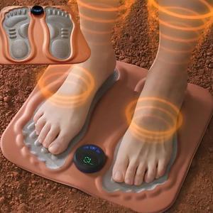 웰탑 황토 팡팡 홈 어싱패드 EMS 발바닥 자극 발 종아리 다리 지압 맨발 실내 황토길 걷기